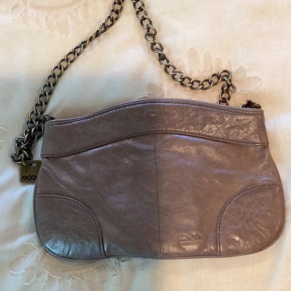HOBO International Chic Brown Leather Shoulder Bag